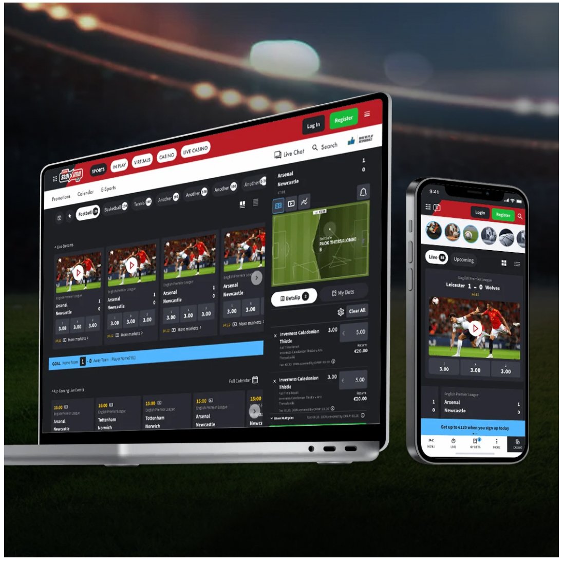 pamestoixima.gr responsive web app